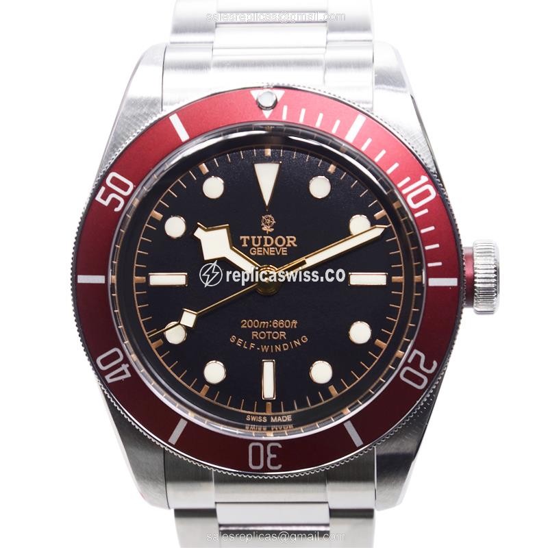 Tudor Heritage Black Bay Replica - Automatic - Steel - Black